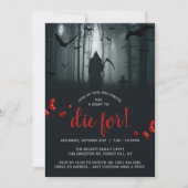 Eine Nacht zum Die! Halloween-Party Einladung (Vorderseite)