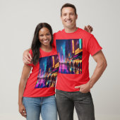 Eine Nachtstadt T-Shirt (Unisex)