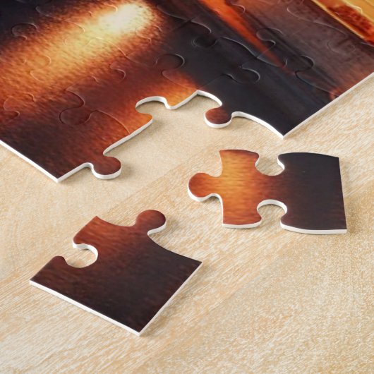 Eine Nachtszene in Paris - Frankreich Puzzle (Seite)