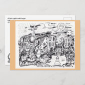 Eine Nachtwanderkarte für Zuhause (Vorne/Hinten)