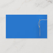 Eine Nadel- und Fadenkarte Visitenkarte (Rückseite)