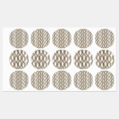 Eine nah-up-Ansicht eines knusprigen Drahtgitters Etiketten (Blatt)