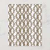 Eine nah-up-Ansicht eines knusprigen Drahtgitters Flyer (Hinten)