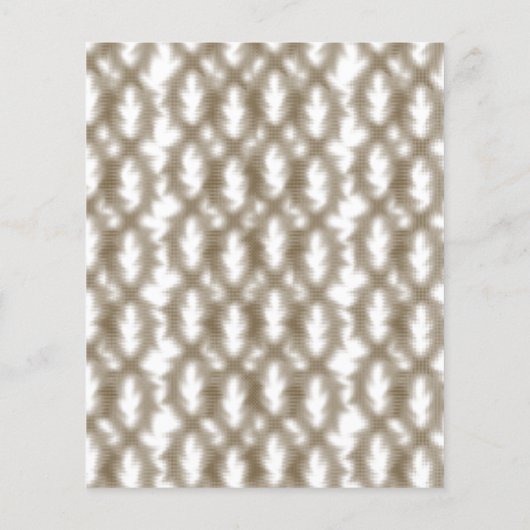 Eine nah-up-Ansicht eines knusprigen Drahtgitters Flyer (Hinten)