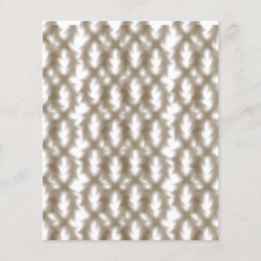 Eine nah-up-Ansicht eines knusprigen Drahtgitters Flyer (Vorne)