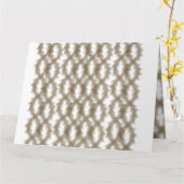 Eine nah-up-Ansicht eines knusprigen Drahtgitters Karte (Gelbe Blume)