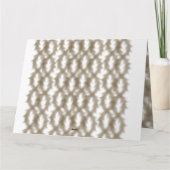 Eine nah-up-Ansicht eines knusprigen Drahtgitters Karte (Rückseite)