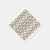 Eine nah-up-Ansicht eines knusprigen Drahtgitters Serviette (Ecke)