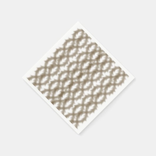 Eine nah-up-Ansicht eines knusprigen Drahtgitters Serviette (Ecke)