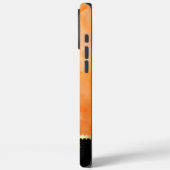 Eine nahe Aussicht auf die lebhaften orangefarbene Case-Mate iPhone Hülle (Rückseite / Links)