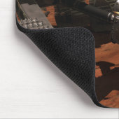 Eine nahe Sicht auf den Arm auf die Mars der NASA Mousepad (Ecke)