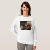 Eine nahe Sicht auf den Arm auf die Mars der NASA T-Shirt (Vorne ganz)