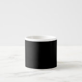 Eine nahtlose dunkle schwarze texturierte Hintergr Espressotasse (Vorderseite)
