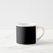 Eine nahtlose dunkle schwarze texturierte Hintergr Espressotasse (Rechts)