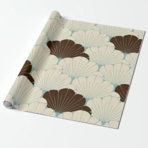 eine nahtlose, japanische Fliese mit exotischem Bl Geschenkpapier
