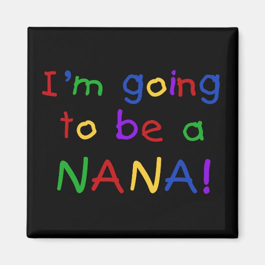 Eine Nana - Primär-Farbhemden Magnet (Vorne)