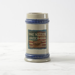 Eine Nation - Bierkrug Bierglas