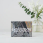 "Eine Nation der gut informierten Männer. "- Visitenkarte (Stehend Vorderseite)