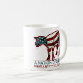 Eine Nation der Schaf-Tasse Kaffeetasse (VorderseiteRechts)