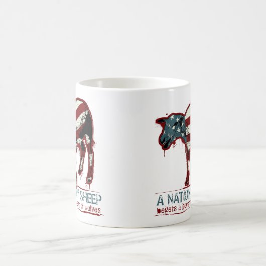 Eine Nation der Schaf-Tasse Kaffeetasse (Mittel)
