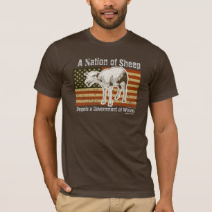 Eine Nation des Schaf-T - Shirt