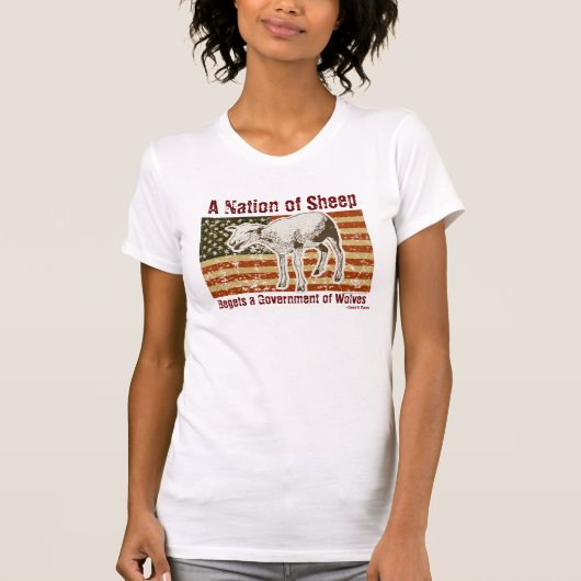 Eine Nation des Schaf-T - Shirt (Vorderseite)