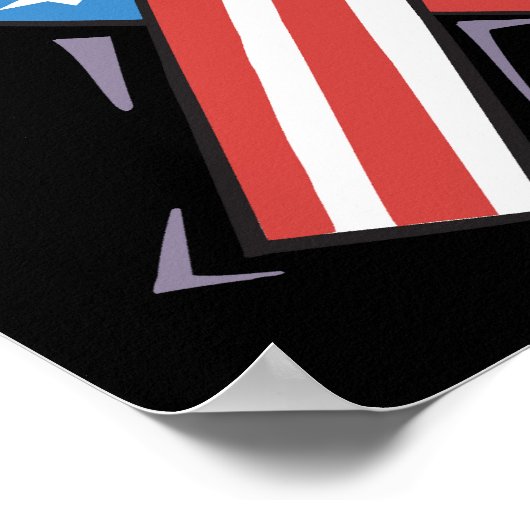 Eine Nation Poster (Ecke)