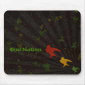 Eine Nation Rasta Mousepad (Vorne)