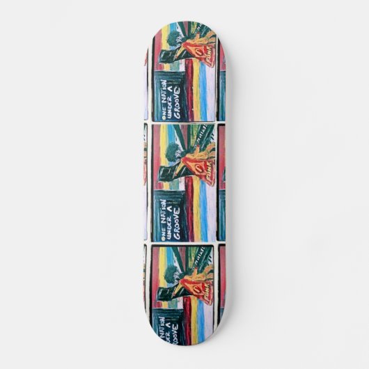 EINE NATION SKATEBOARD (Vorderseite)