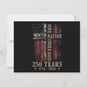 Eine Nation unter Gott 250 Jahre 250. Jubiläum Save The Date