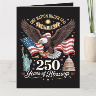 Eine Nation unter Gott 250 Jahre  Karte