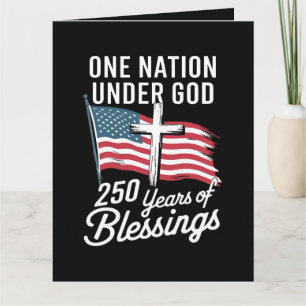 Eine Nation unter Gott 250 Jahre Karte
