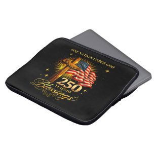 Eine Nation unter Gott 250 Jahre Laptopschutzhülle