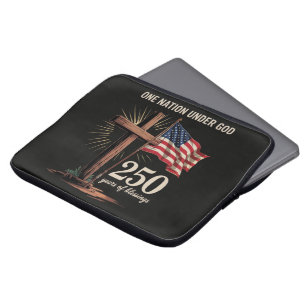 Eine Nation unter Gott 250 Jahre Laptopschutzhülle