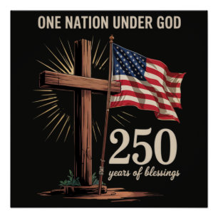 Eine Nation unter Gott 250 Jahre Poster