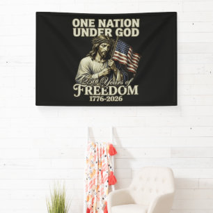 Eine Nation unter Gott 250 Jahre Segen Banner