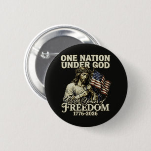 Eine Nation unter Gott 250 Jahre Segen Button