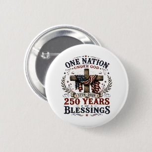 Eine Nation unter Gott 250 Jahre Segen  Button