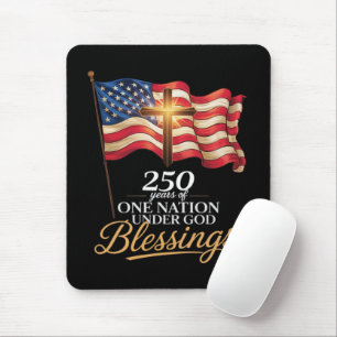 Eine Nation unter Gott 250 Jahre Segen Mousepad