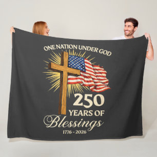 Eine Nation unter Gott 250 Jahre Segnungen Fleecedecke