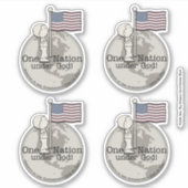 Eine Nation unter Gott Aufkleber (Vorderseite)