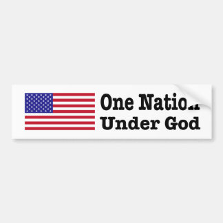 "EINE NATION UNTER GOTT" AUTOAUFKLEBER