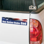 Eine Nation unter GOTT Autoaufkleber (Auf Lkw)