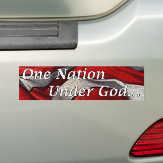 Eine Nation unter Gott-Autoaufkleber Autoaufkleber (Auf Auto)