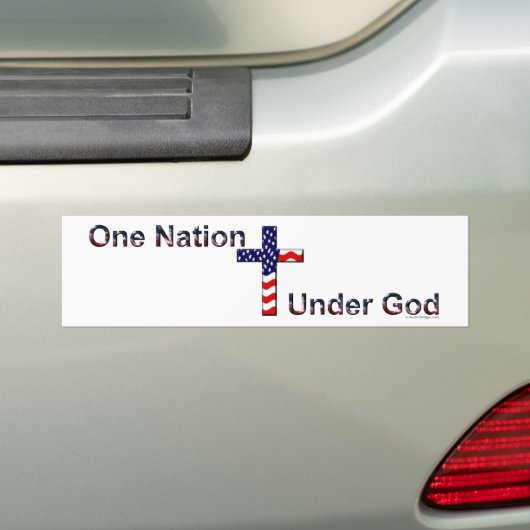 Eine Nation unter Gott-Autoaufkleber Autoaufkleber (Auf Auto)