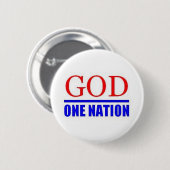 Eine Nation unter Gott Button (Vorne & Hinten)