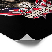 Eine Nation unter Gott Jesus Art uns Flagge Christ Poster (Ecke)