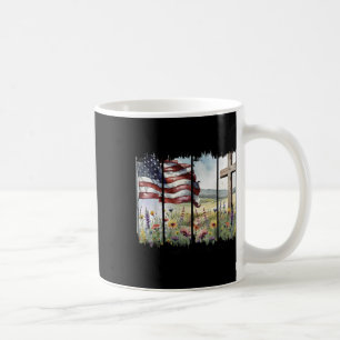Eine Nation unter Gott Jesus Christliches Kreuz Un Kaffeetasse