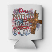 Eine Nation unter Gott kann kühlen Dosenkühler (Rückseite)