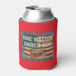 Eine Nation unter Gott Kühler Dosenkühler